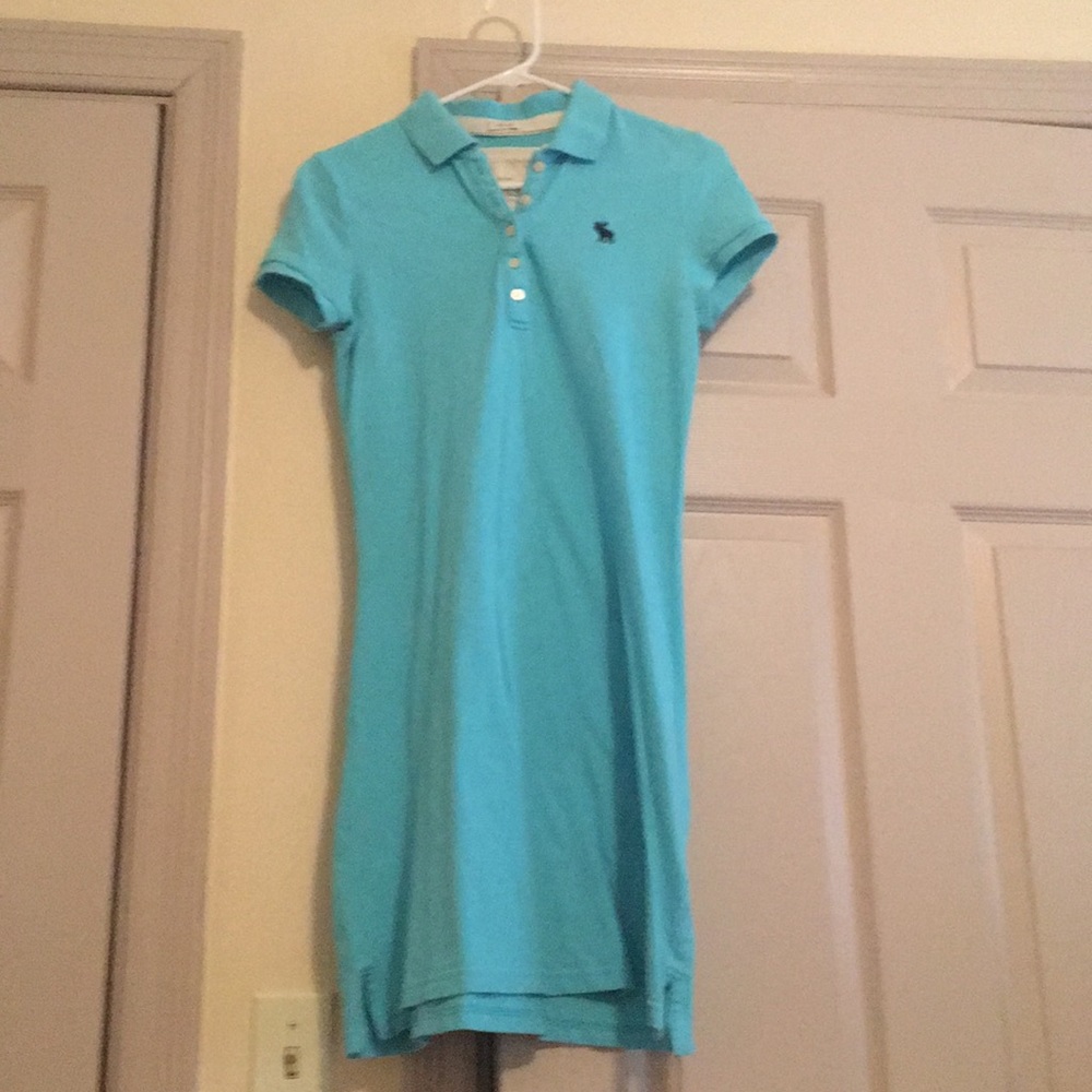 Collared light blue Abercrombie summer dress